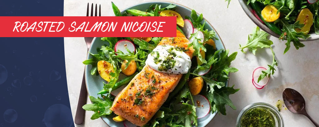 Roasted Salmon Nicoise Recipe