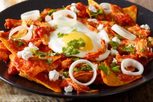 Breakfast chilaquiles