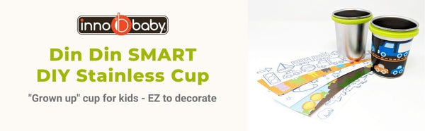 innobaby din din smart DIY stainless cup banner 1