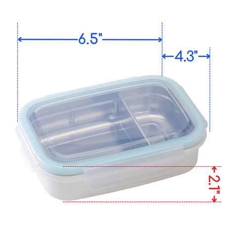 Snack Box(19oz) Dimensions