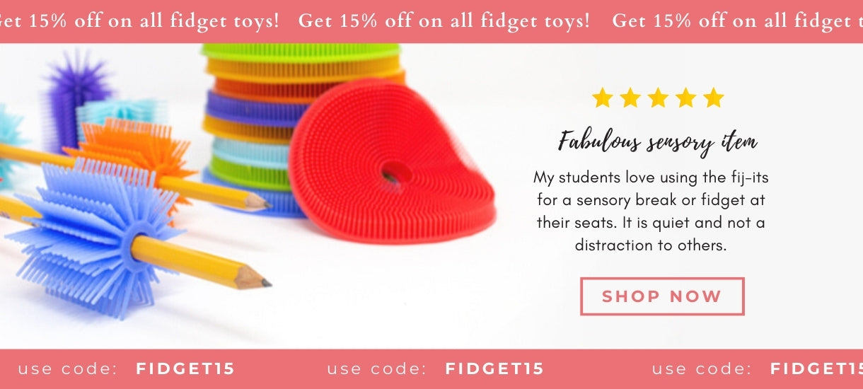 Get 15% off on all fidget toys! use code: FIDGET15
