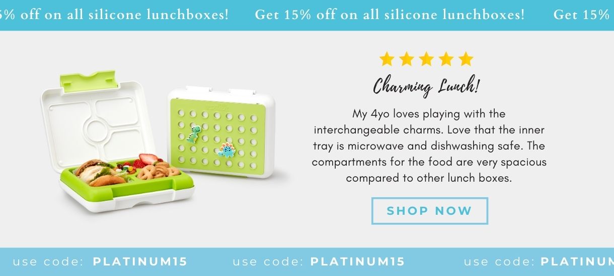 Get 15% off on all silicone lunchboxes! - PLATINUM15