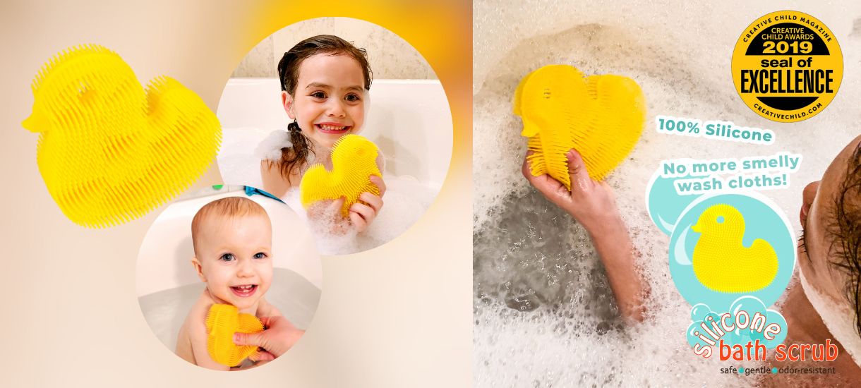 Innobaby Silicone Duck Bath Scrub