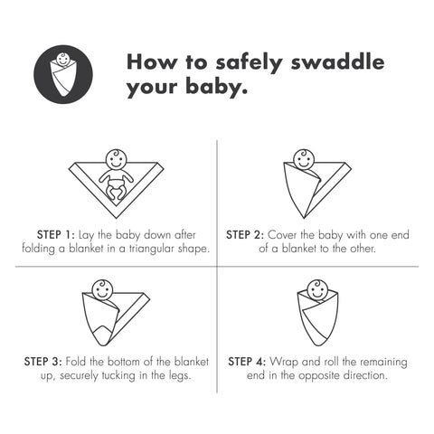 How to safely swaddle your baby