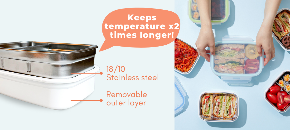 Stainless Divided Lunchbox