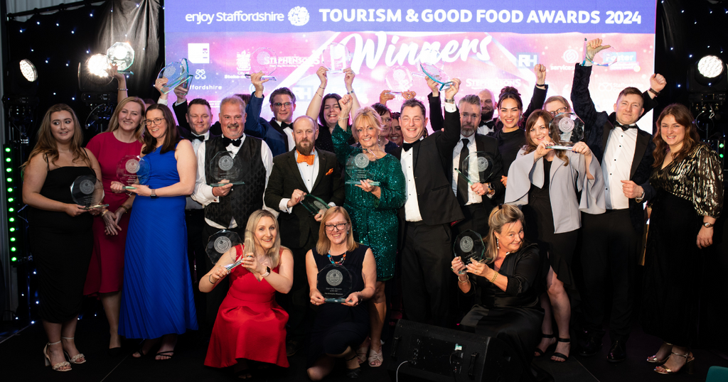 Staffordshire Tourism & Good Food Awards 2024 Gold Winners.