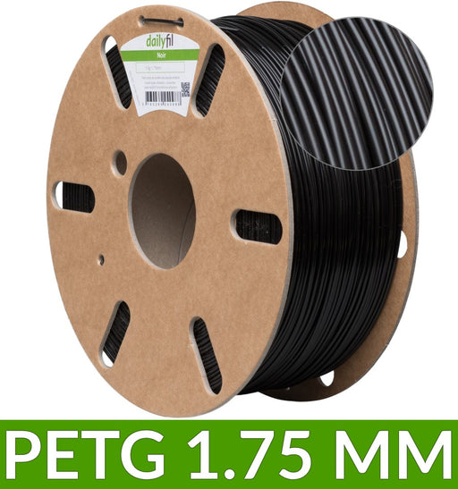 PETG Ultra 1Kg - Noir opaque Filaments pour imprimantes 3D