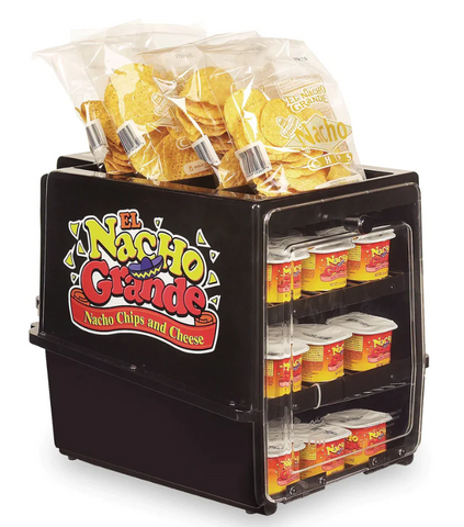 Concession stand nacho cups and chips