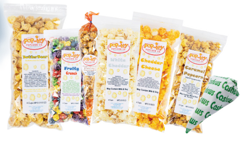 flavored popcorn treats