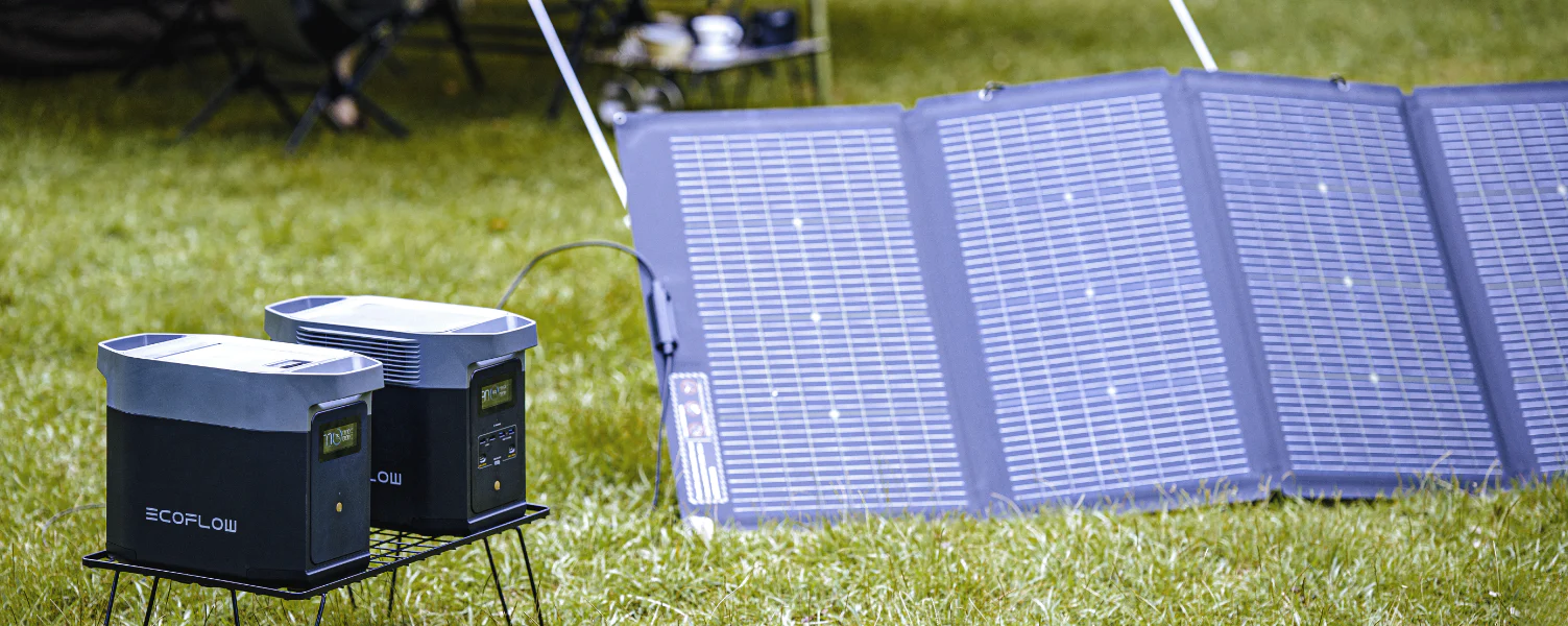 Rubicon |Ecoflow Delta2 + Delta2 Extra Battery and 220W Portable solar panel