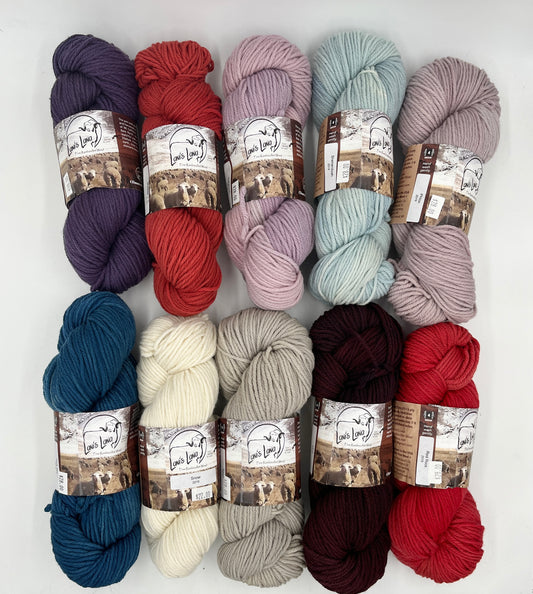 Buffalo Hills - Naturally Dyed Sport Weight Wool Yarn