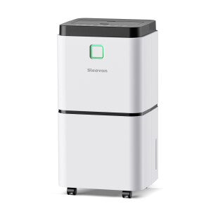 Sleavon 32 Pints Home Dehumidifier with 3-Color Humidity Lights