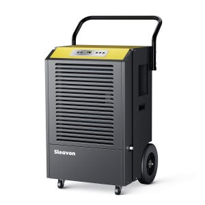 Sleavon 210 Pints Commercial Dehumidifier With Rugged Metal Shell
