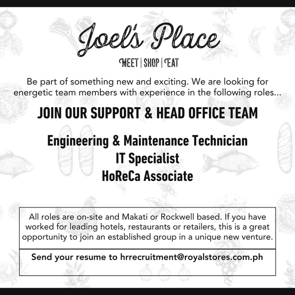 Join Joel's Place Head Office