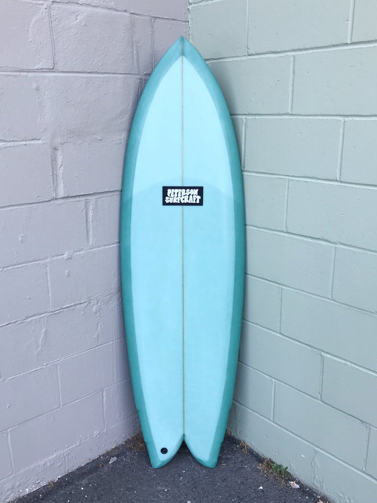 5'7' Trimcraft Surfboards Rich Fish - Grey/Ghost Swirls – Glide 