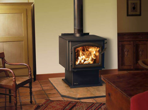 3100 Millennium stove in a comfortable cabin room