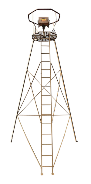 Trophy Treestands The Judge 20' Pod Stand, Elevated Deer Hunting Blind - Aim Small Archery - Deer Stand Windows