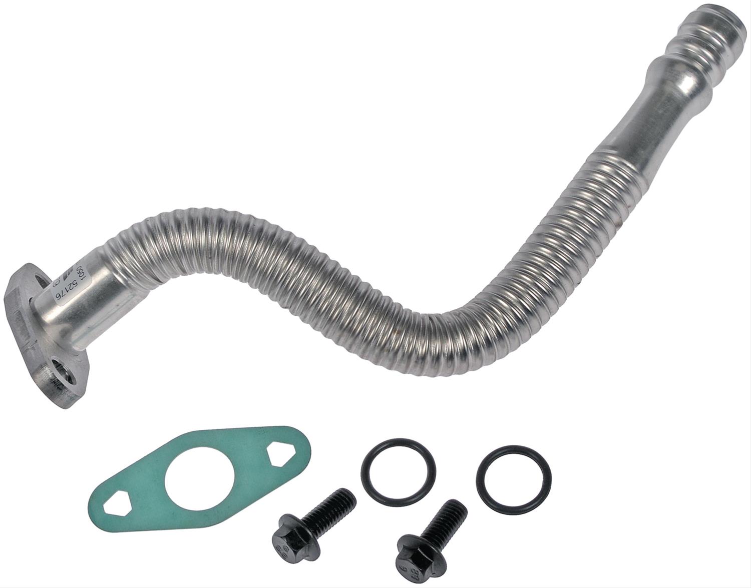 MDC Diesel OEM 12” Turbo Oil Drain line 2003-2018 5.9l and 6.7L Cummins