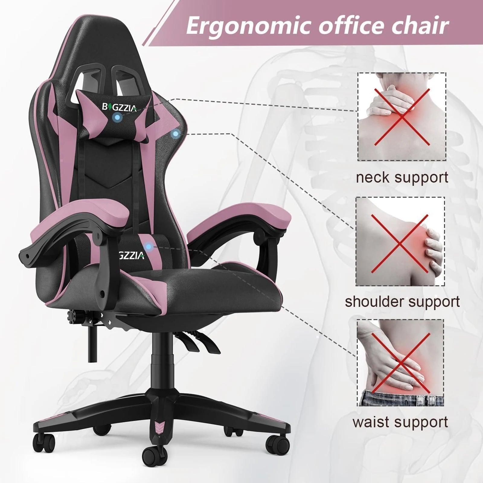 Gaming Chair with Headrest