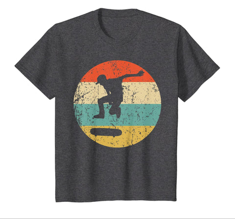 Skateboarding Vintage Retro Skateboarder T-Shirt