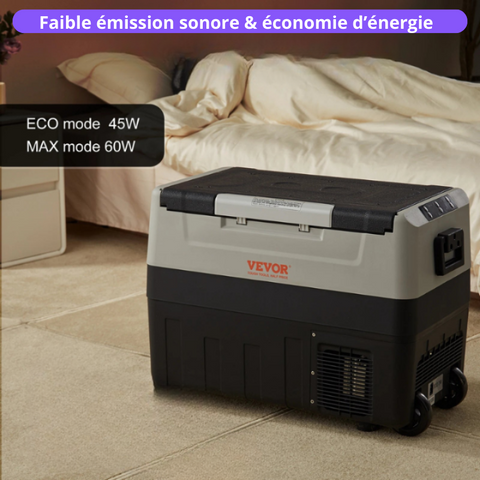 Glacière à compression faible émission sonore