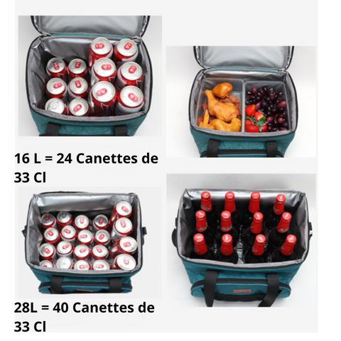 Glacière souple isotherme 28 Litres