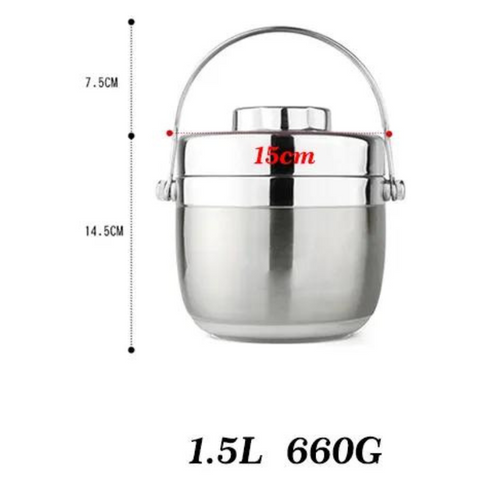 Lunch box inox 1.5 Litre