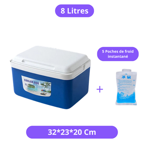 petite glacière repas 8 litres