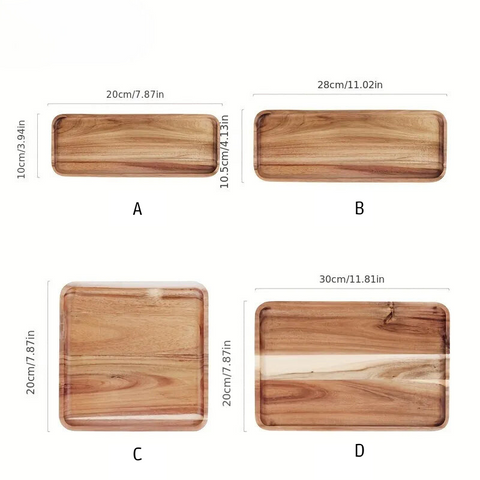 plateau de service en bois différentes tailles
