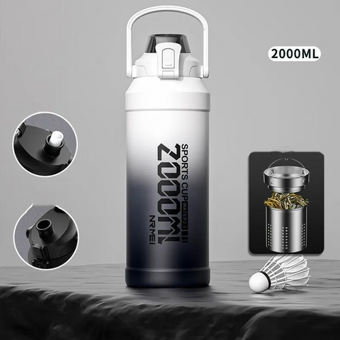 Bouteille isotherme 2 L anti fuite