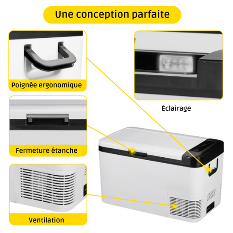 Glacière électrique 12V 220V  grande taille