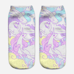 'Aesthetic Unicorn' Ankle Socks - Little Sock Store