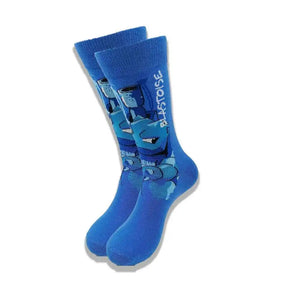 Pokemon 'Blastoise' Crew Socks - Little Sock Store - Pokemon Socks For Men