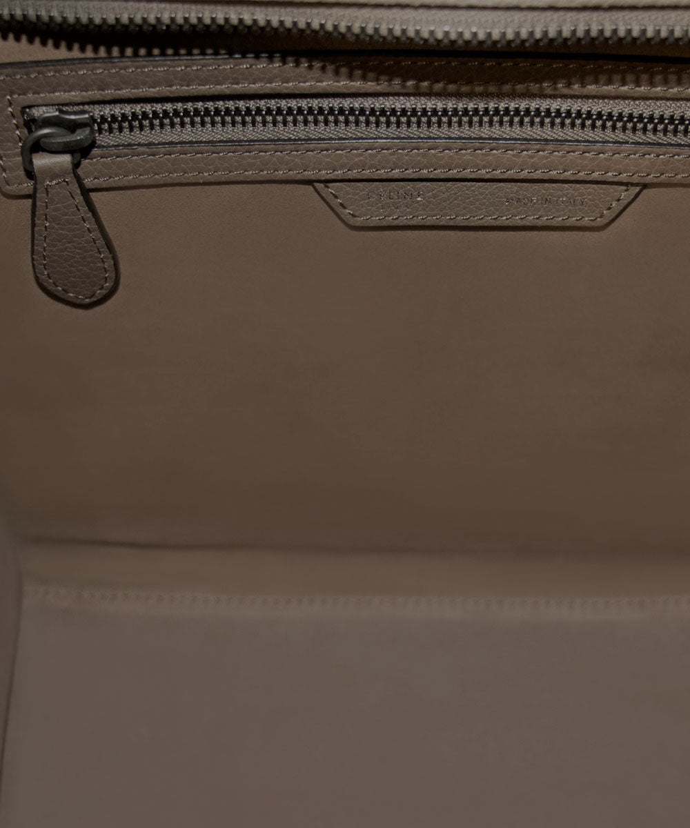 Celine Celine Mini Luggage Bag in Tan Baby Drummed Calfskin Leather