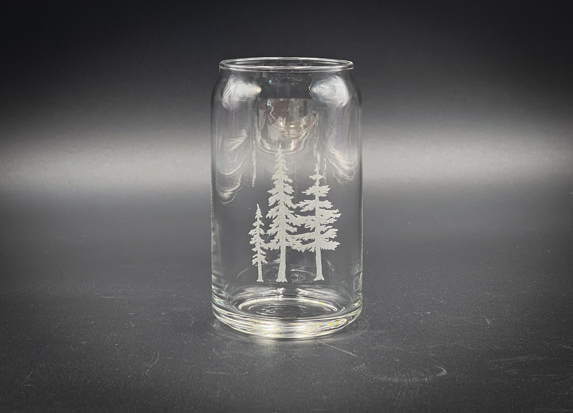 3 Trees - 16 oz Can Glass