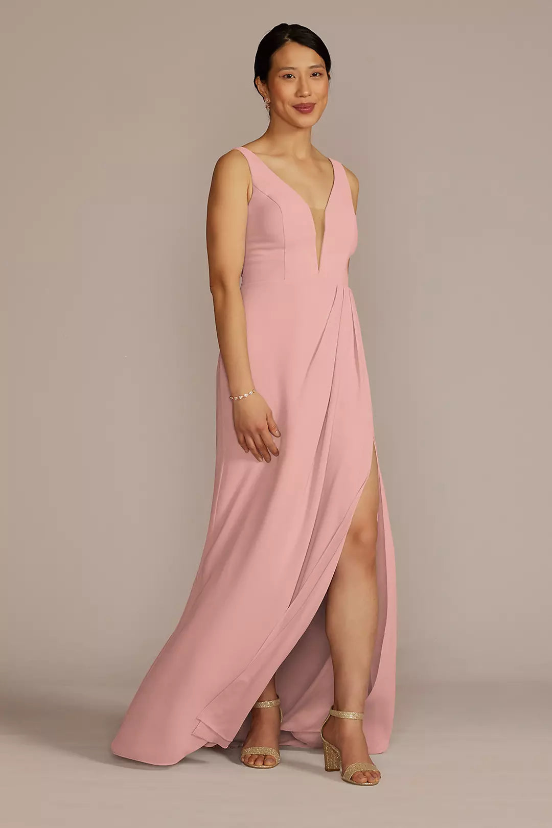 Chiffon Illusion Cutouts Dress
