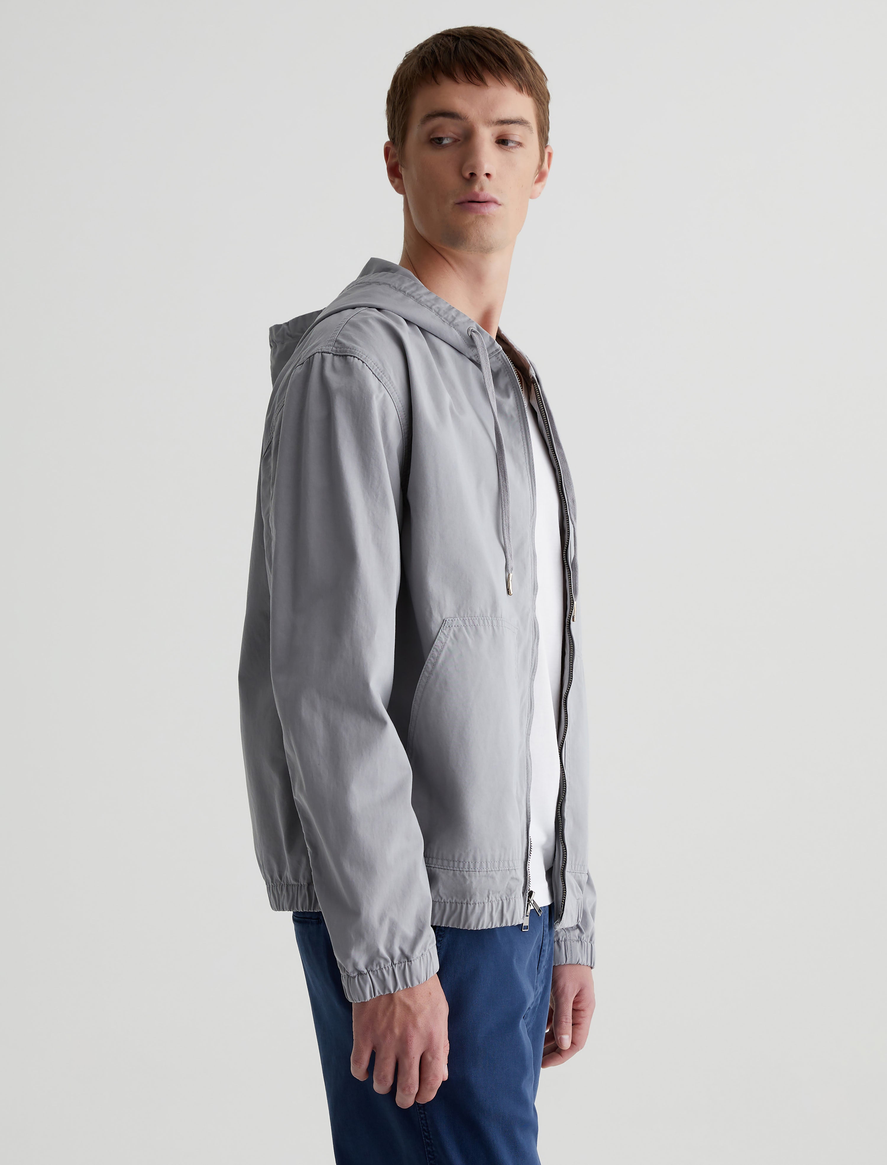 Shop Ag Jeans Chance Jacket In Grey
