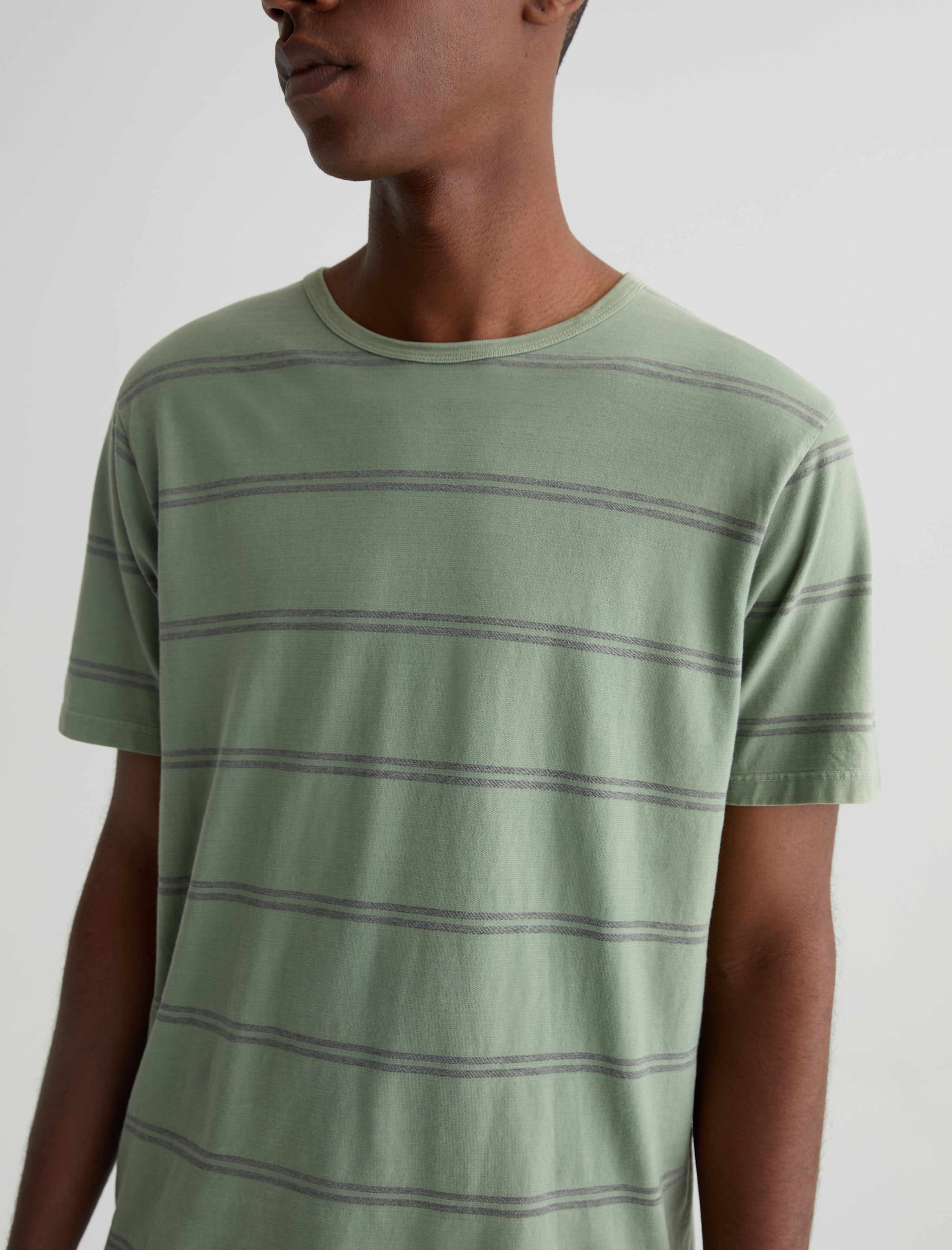 Shop Ag Jeans Bryce Crew In Green