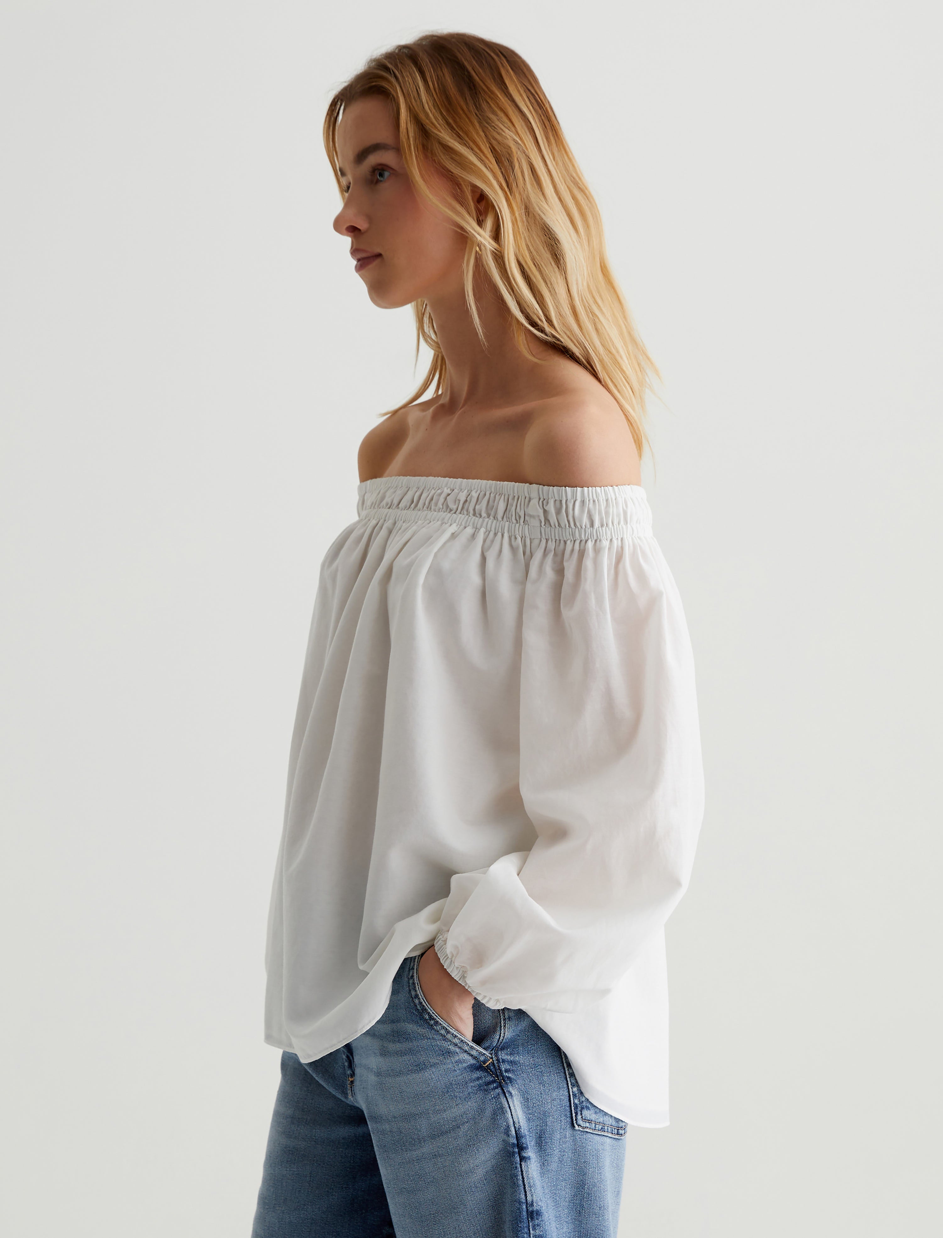Ag Jeans Carroline Top In White