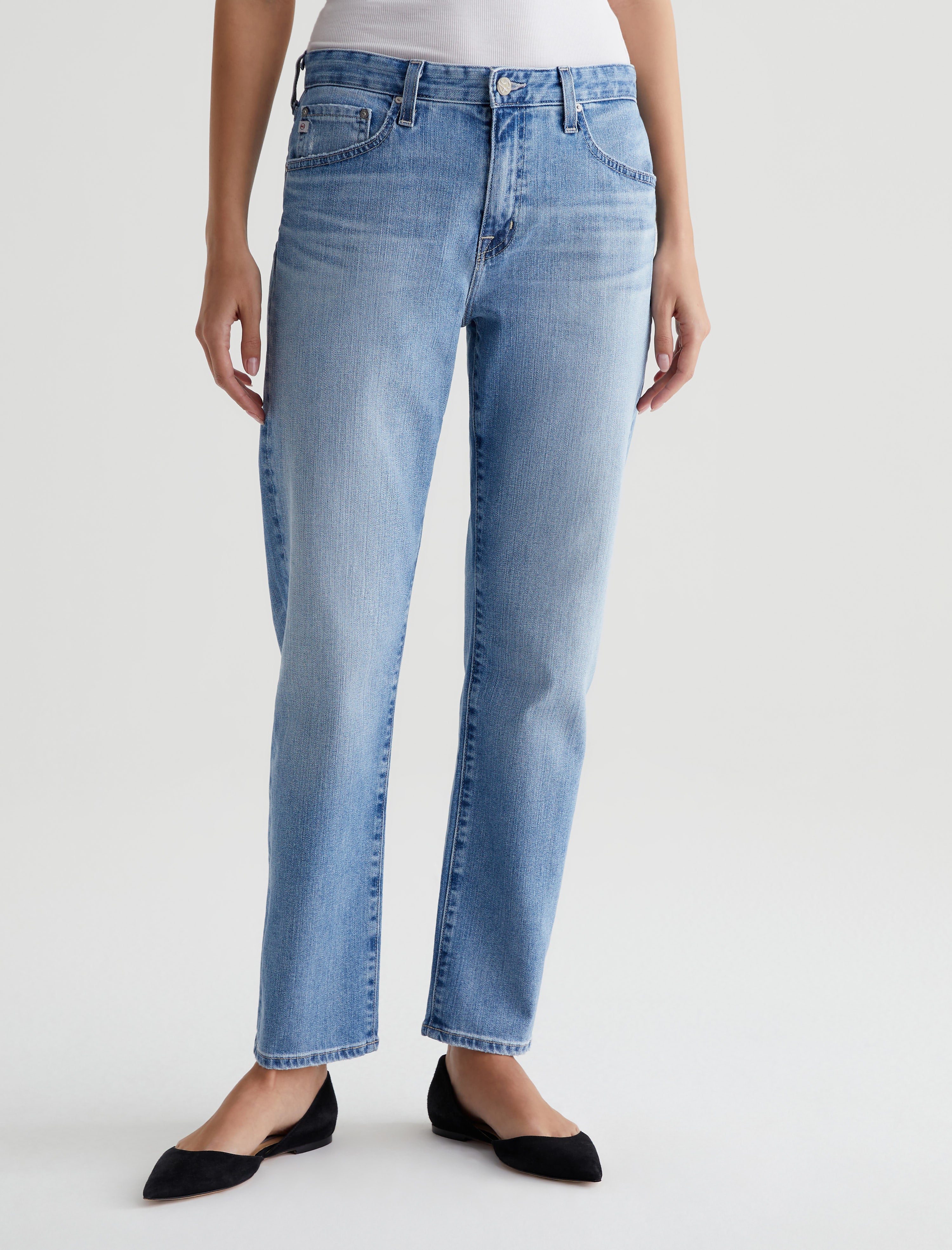 Shop Ag Jeans Ex-boyfriend Slim In Blue