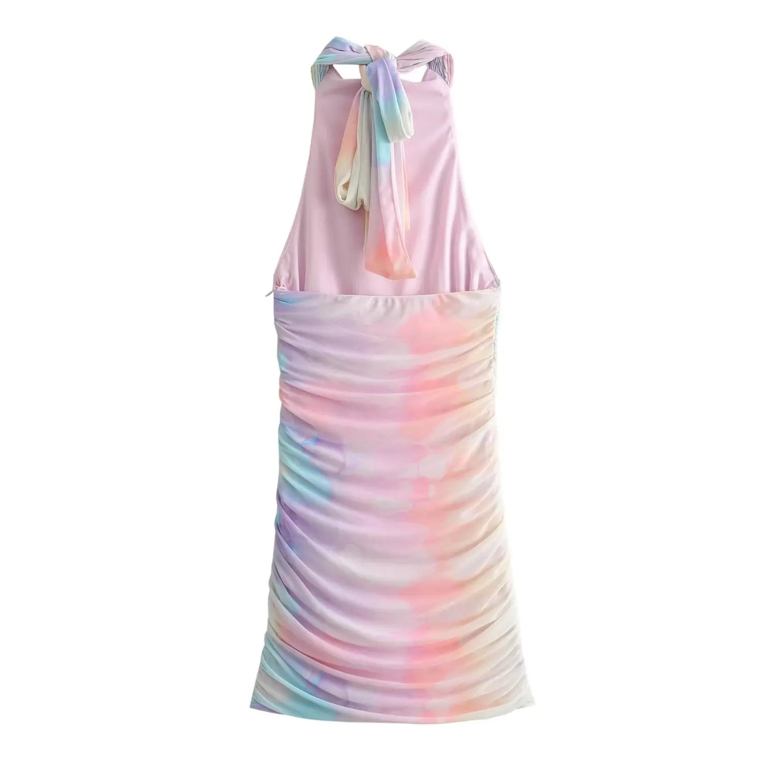 Stylish Printed Tulle Slim Fit Mini Skirt Dress for Women - Image 3