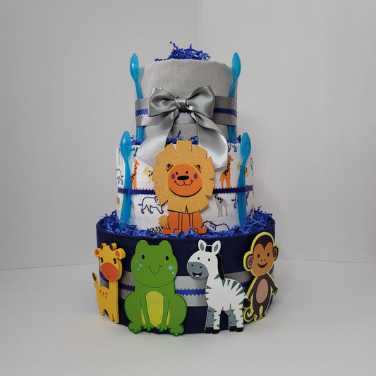 1 Tier My First Tackle Box Baby Gift Diaper Cake 🐟🎣, Babies & Kids,  Bathing & Changing, Diapers & Baby Wipes on Carousell