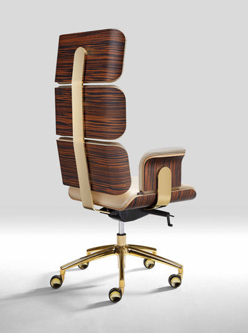 luxury gold office chair