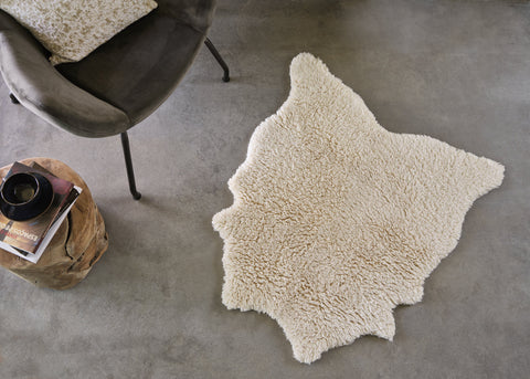 perfect copy of sheepskin bath mat