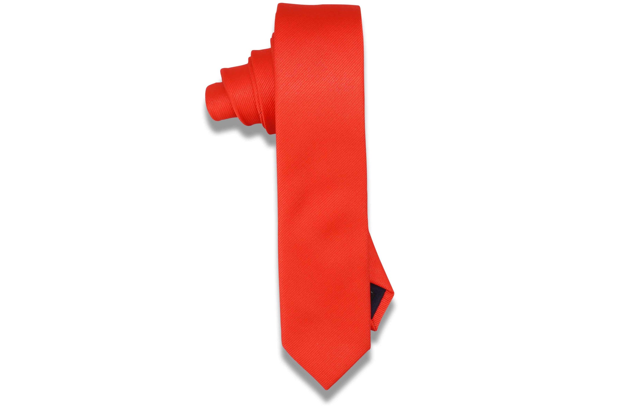 Aristocrat Orange Polyester Skinny Tie – Aristocrats Bows N Ties
