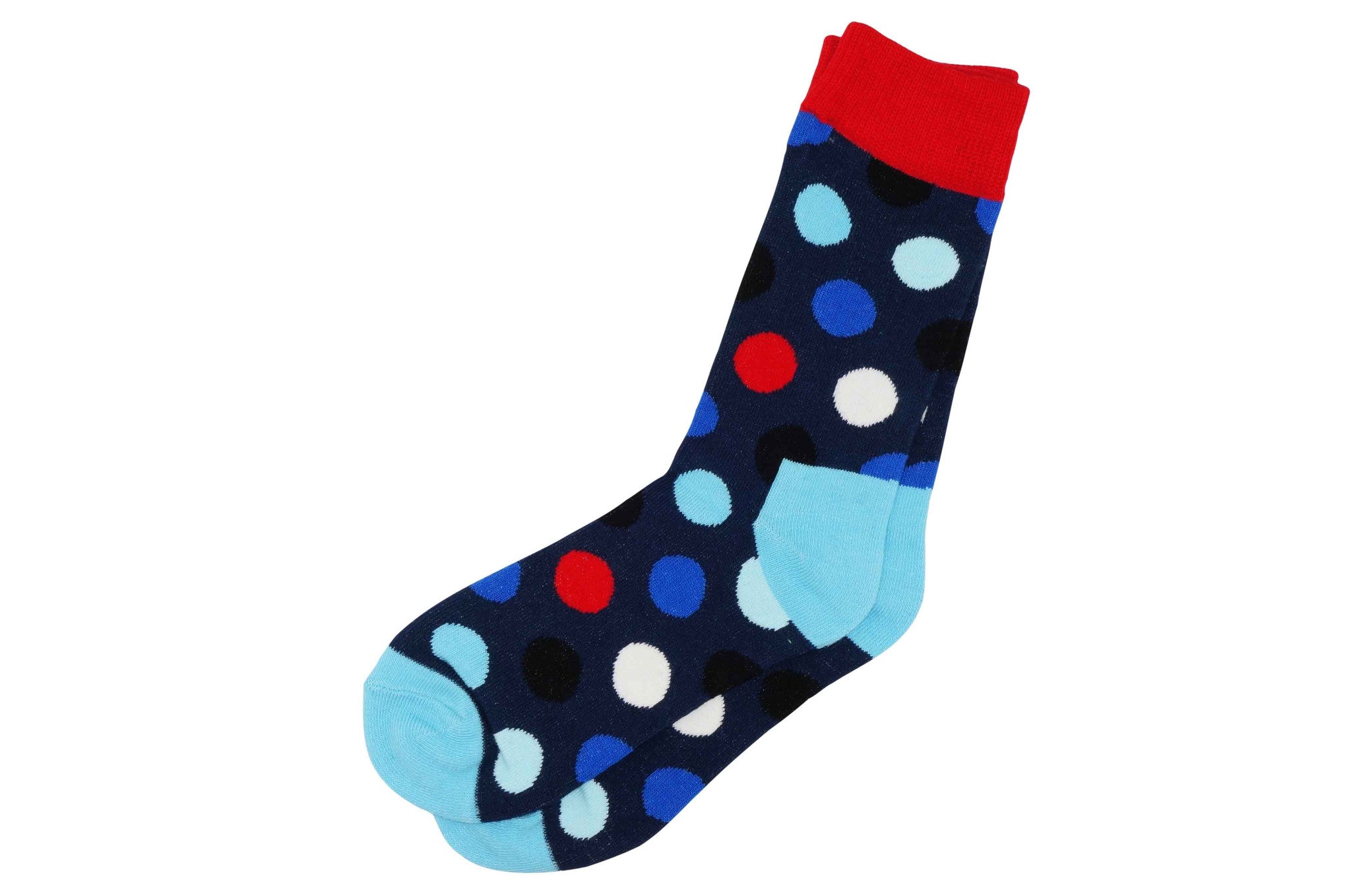 Double Blue Polka Dot Men S Socks Aristocrats Bows N Ties