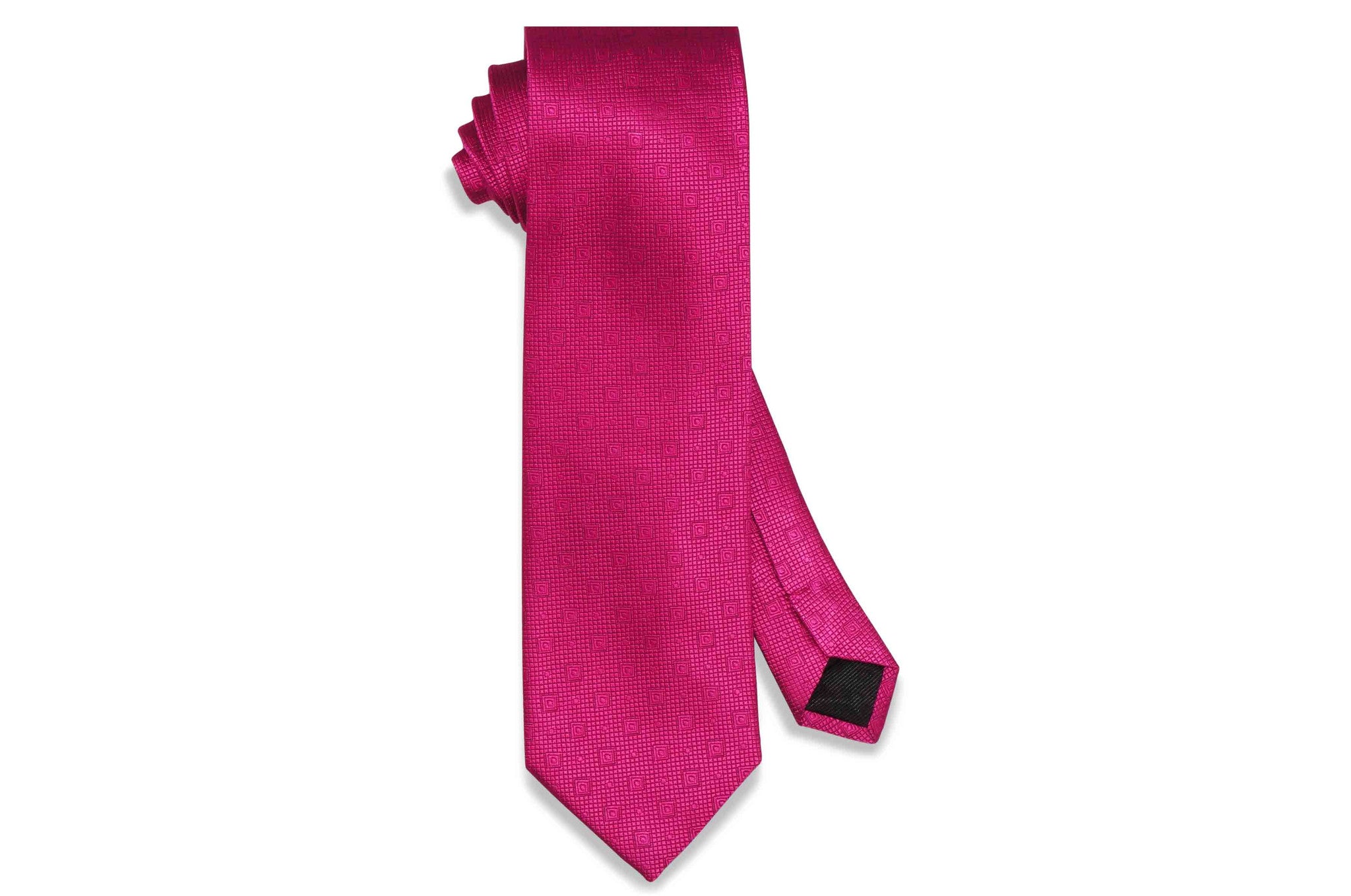 Fuchsia Squares Silk Tie – Aristocrats Bows N Ties