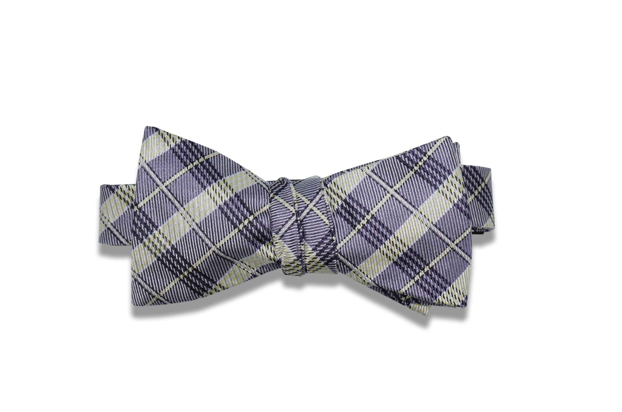 Lazy Purple Silk Bow Tie Self Tie Aristocrats Bows N Ties 2640