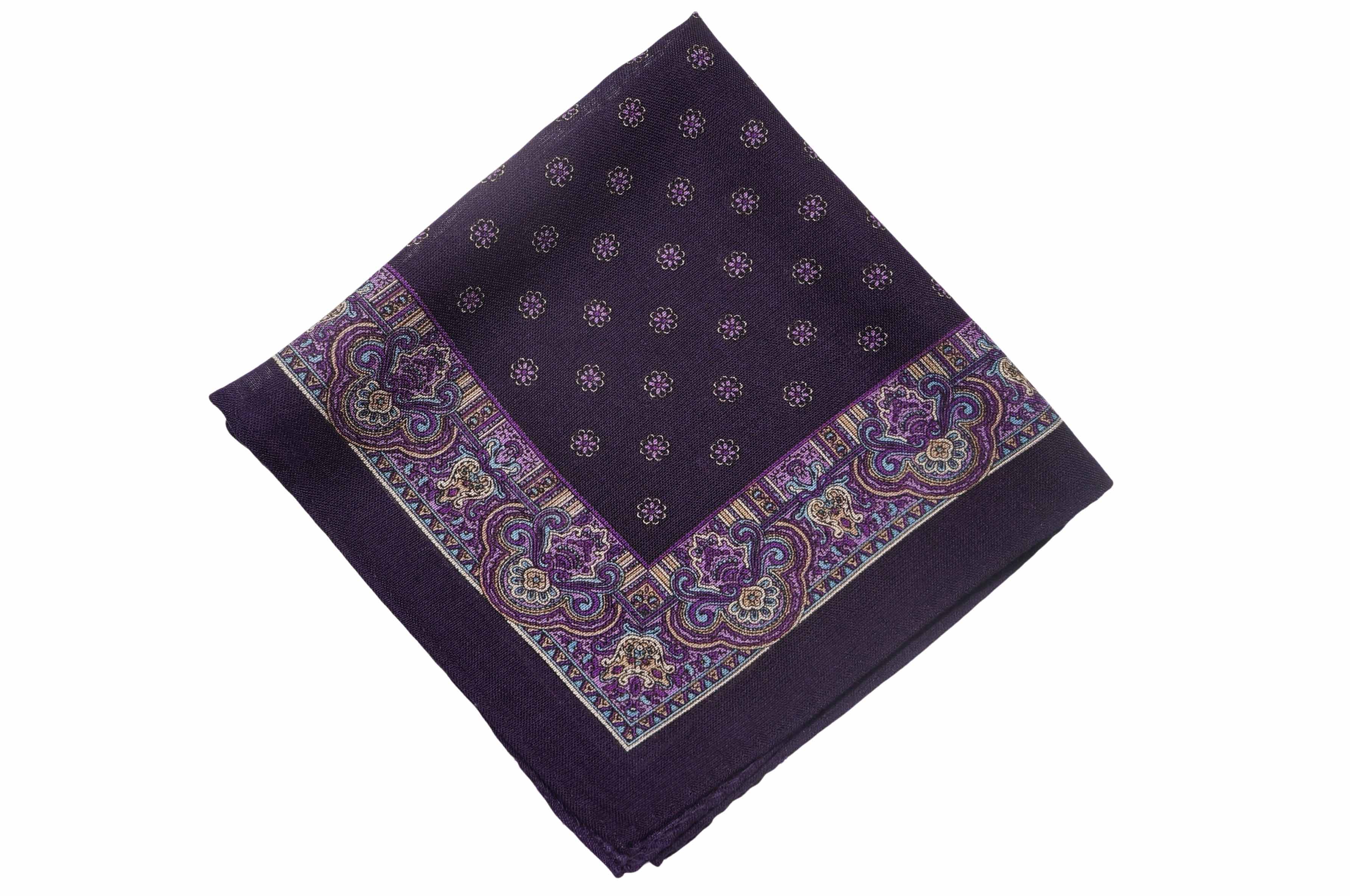 Lynton Purple Wool Pocket Square – Aristocrats Bows N Ties