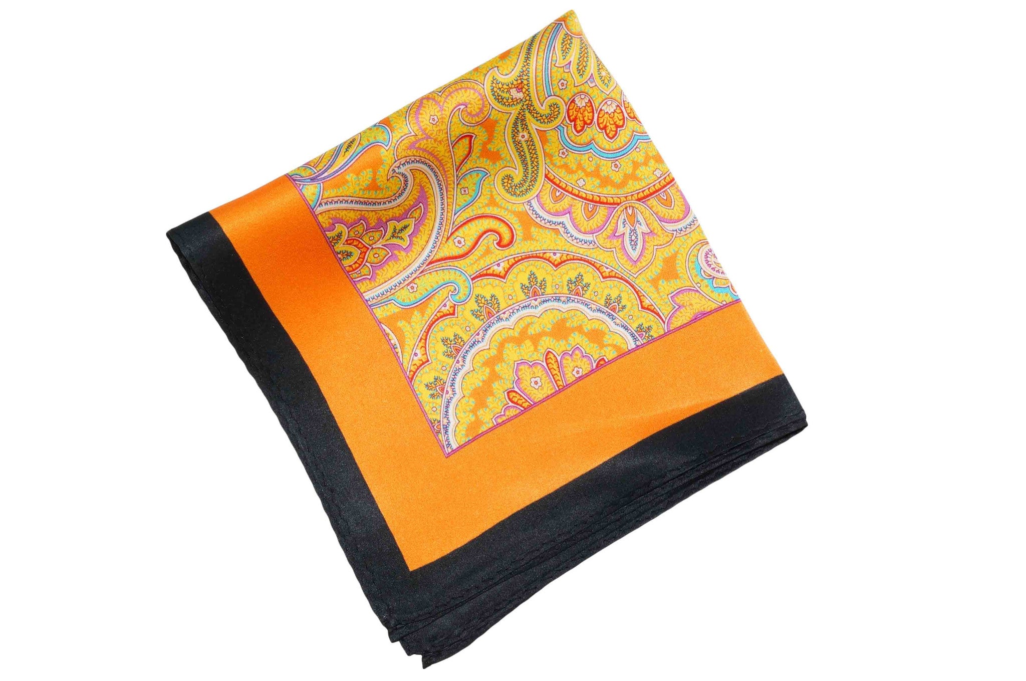 Papaya Garden Silk Pocket Square – Aristocrats Bows N Ties